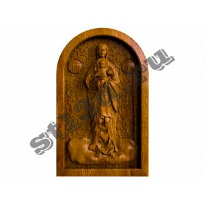 292 Икона Богородица с текстурой